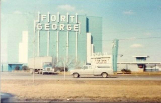 Fort George Drive-In Theatre - Old Photo (newer photo)